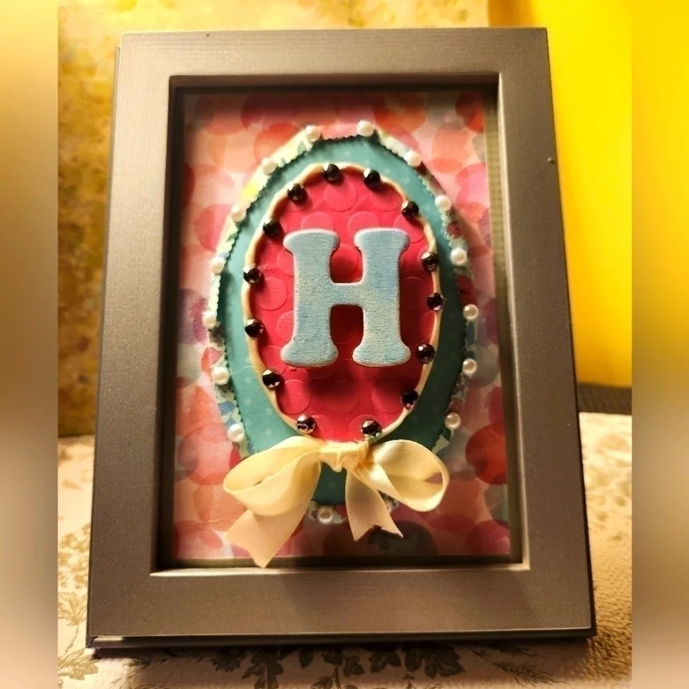 Hand Crafted 3D Initials 